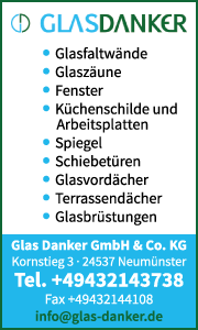 Moderne Glaswände von Glas Danker in Kiel – Maßanfertigung für Wohn- und Geschäftsräume