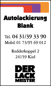 Autolackierung Kiel Blank Banner